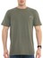 Erkek Pamuk T-Shirt Gravıs Haki 1