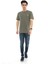 Erkek Pamuk T-Shirt Gravıs Haki 5