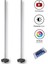 Rgb LED Lambader 150 cm Kumandalı Çiftli Set 1