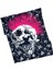 Punk Skull Siyah Fuşya Bandana BND14 1