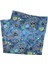 La Pescara Floral Skull Mavi Bandana BND09 1