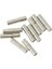 4X10 Set Gümüş Deri Tutkalı Süngü Içinde Push Tube Toka Takı Yapımı 17X4MM 4 Adet (Yurt Dışından) 1