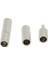 4X10 Set Gümüş Deri Tutkalı Süngü Içinde Push Tube Toka Takı Yapımı 17X4MM 4 Adet (Yurt Dışından) 2