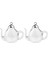 5X2PCS Mini Çaydanlık Boş Cam Dileğiyle Şişe Flakon Kolye Charms Craft Gümüş 5 Adet (Yurt Dışından) 4