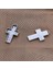 3X20 Adet Çapraz Kolye Tepsiler Boşlukları Cameo Çerçeve Cabochon Ayarları 37X21MM 3 Adet (Yurt Dışından) 5
