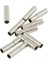 5X10 Set Gümüş Deri Tutkal Içinde Süngü Itme Tüp Toka Takı Yapımı 17X4MM 5 Adet (Yurt Dışından) 4