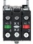 Schnei̇der XB4BW34B5 Işikli Buton Kirmizi LED 1na+1nk 24VAC/DC 3