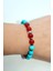 Doğal Akik & Turkuaz Taşlı Bileklik 1