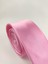 1. Kalite Saten Parlak Slim Kravat Mendil Seti Pembe 2