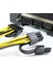6 Pin Dual Pci E 8 Pin (6+2) 2x Pci-E Ekran Kartı Power Çoklayıcı Kablosu 4