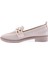 DGN K764-22Y Kadın Tekstıl Zıncır Tokalı Oxford Ayakkabı