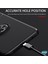 Xiaomi Redmi Note 11S Kılıf Kickstand Ring Holder Siyah 5