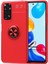 Xiaomi Redmi Note 11S Kılıf Kickstand Ring Holder Kırmızı 1