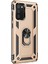 Samsung Galaxy A02S Kılıf Military Ring Holder Gold 2