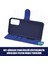 Samsung Galaxy S22 Ultra Kılıf Fabric Book Wallet Lacivert 3