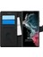 Samsung Galaxy S22 Ultra Kılıf Fabric Book Wallet Siyah 1