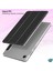 Samsung Galaxy Tab A8 X200 Kılıf Slim Translucent Back Smart Cover Pembe 4