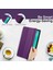 Samsung Galaxy Tab A8 X200 Kılıf Slim Translucent Back Smart Cover Pembe 5