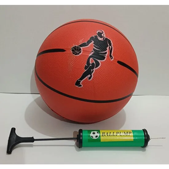 Basketbol Topu ve Şişirme Pompası