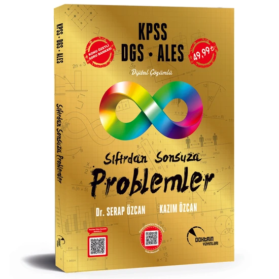 Doktrin Yayınları Kpss / Dgs / Ales Sıfırdan Sonsuza Problemler Tamamı Çözümlü Soru Bankası