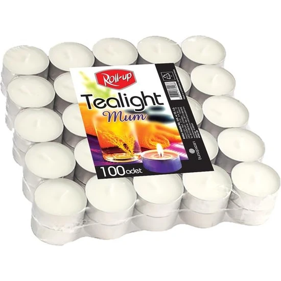 Roll-Up Tea Light Mum - 100 Adet