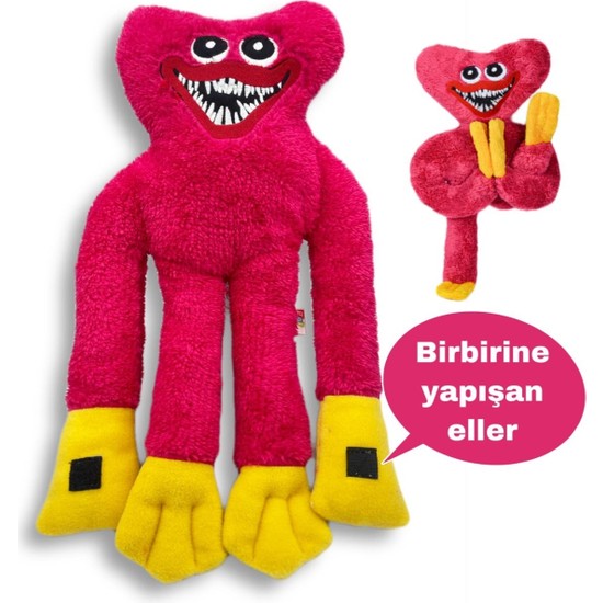 Hyd Huggy Wuggy Peluş Elleri Yapışkan Ayıcık Yastık 40CM Oyuncak Popit