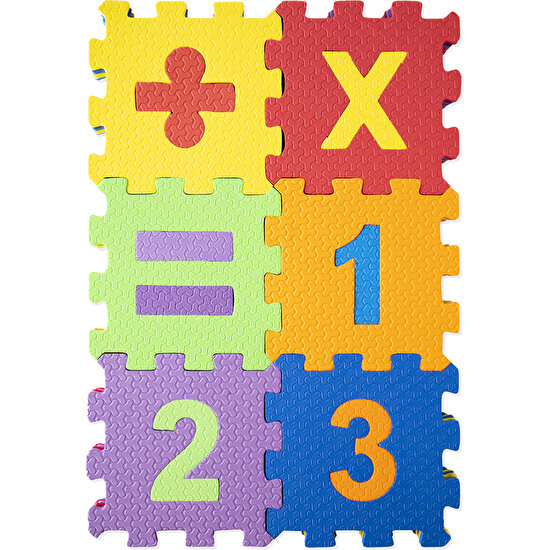 Bermody Bermody Rakam ve Matematik Seti Eva Puzzle Eğitici Oyuncak