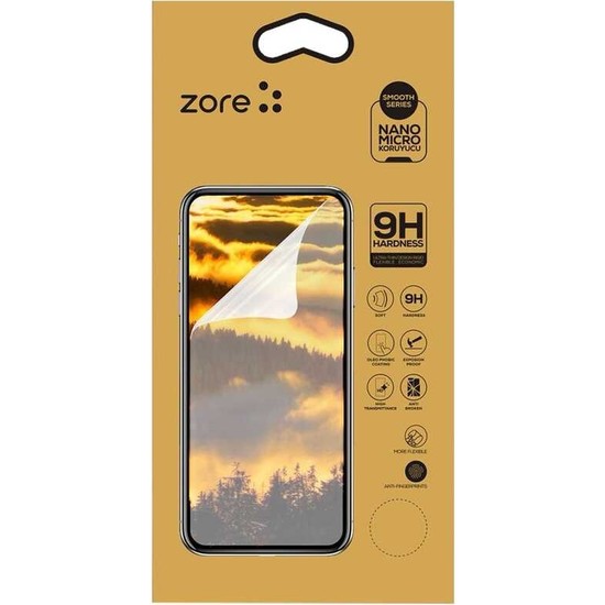 ZORE Techno Face Huawei Y6P Zore Nano Micro Temperli Ekran Koruyucu