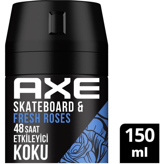 Axe Skateboard And Fresh Roses Erkek Deodorant Sprey 150 Ml Fiyatı 