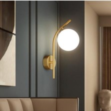 Fer Avize  Jango Özel Tasarım Eskitme Renk Gövde Beyaz Camlı Aplik