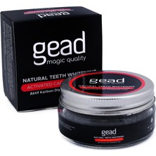 Gead Cosmetic Aktif Karbon Natual Diş Temizleme Tozu-50 Gram