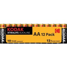 EKS Ticaret Kodak Xtralife Alkalin Aa Kalem Pil 12'li Paket