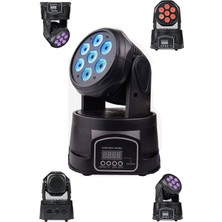 Quenlite Wash-107 DMX Moving Head Robot Sahne Işık Sistemi 7x10W RGBW