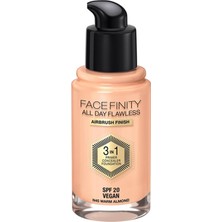 Max Factor Facefinity 3'ü 1 Arada Kalıcı Fondöten 45 Warm Almond