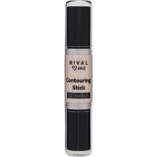 Rival Loves Me Stick Kontür Çift Uçlu No:02 Medium 7 gr