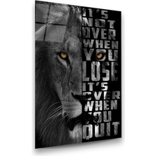 Glass Art Aslan Dikey Cam Tablo