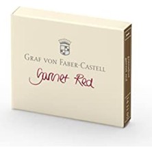 EKS Ticaret Graf Von Fabercastell Dolma Kalem Kartuşu 6'lı Kırmızı