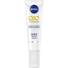 Nivea Göz Bakım Kremi Q10 Power Kırışık Karşıtı ve Sıkılaştırıcı 15 ml