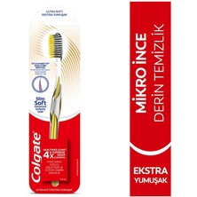 Colgate Mikro Ince Gelişmiş Gold Charcoal Ekstra Yumuşak Diş Fırçası