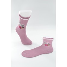 Ekinoks Rexus Dudak Desenli Kız Çocuk Soket Çorap