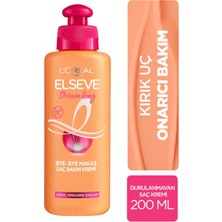 L'Oréal Paris L'oreal Paris Elseve Elseve Dream Long Bye-Bye Makas Saç Bakım Kremi 200 ml