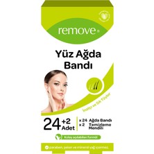 Remove Yüz Ağda Bandı Inatçı ve Sık Tüyler 24 Adet