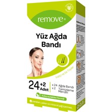 Remove Yüz Ağda Bandı Inatçı ve Sık Tüyler 24 Adet