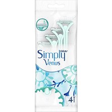 Gillette Venus Gillette Simply Venus 2 Kullan At Kadın Tıraş Bıçağı 4'Lü