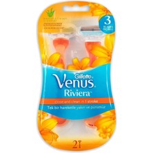 Gillette Venus Riviera Kullan At Kadın Tıraş Bıçağı 2'Li