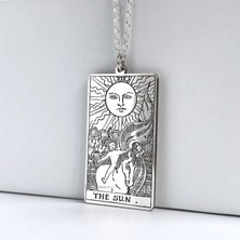 Nida Jewelry 925 Ayar Gümüş The Sun Tarot Kolye