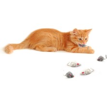 Pet Home 12 Adet Kürk Fareler Pet Kedi Çiğneme Oynamak Oyuncak (Yurt Dışından)