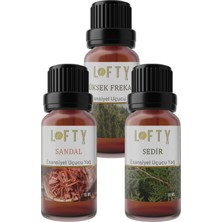 Lofty Sedir, Sandal, Frekans Uçucu Yağ Buhurdanlık Esansı Oda Kokusu Esans Buhur Yağı 10 ml