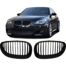 Akc Bmw E60 M Böbrek Tek Çizgi Mat Siyah 2003-2009