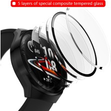 Zsykd For Huawei Watch GT2E 2 In 1 Tempered Glass Screen Protector + Fully Plating Pc Case(Black) (Yurt Dışından)